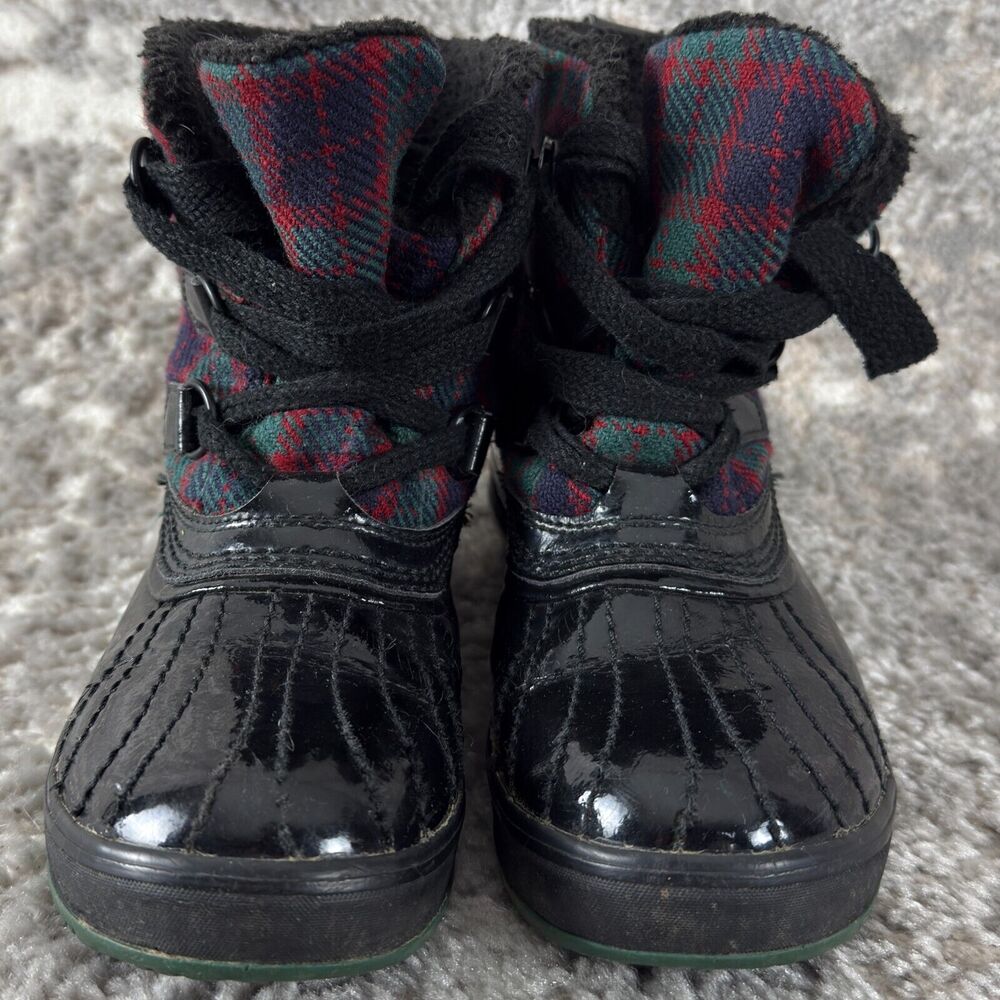 Sorel Sz 6 Waterproof Plaid Warm Lined Tivoli Winter Snow Boots Laced - Picture 2 of 11
